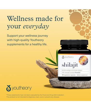 Youtheory Shilajit Advanced Capsule 90 Vegetarian Capsules - Buy Online on GoSupps.com
