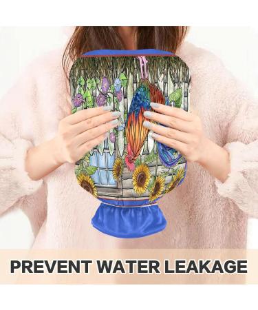 Hot Water Bottle with Cover 2L - Large Pain Relief Solution for Bed Hand & Feet - Fast International Shipping - Buy Online on GoSupps.com