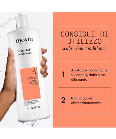 Nioxin System 4 Conditioner for Colored Thinning Hair Conditioner for colored thinning hair 1000ml - Buy Online on GoSupps.com