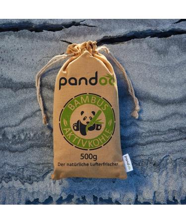 Pandoo Bamboo Air Freshener 500g | Activated Carbon Odor Remover & Dehumidifier for Home & Car - Eco-Friendly Air Purifier - Buy Online on GoSupps.com