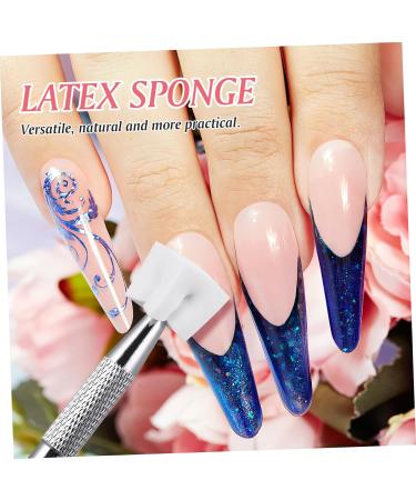 HONMEET 1 Set Nail Sponge Makeup Sponge Wedge Kit Chrome Applicator Block Facial Sponge Mini Blush for Cheeks Manicure Accessory Nail Art Sponge Tool Brushes Blending Wedges Aplicater Fade - Buy Online on GoSupps.com