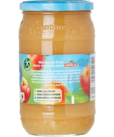 ANDROS Apple Light Fruit Compote 730g Jar - Buy Online on GoSupps.com
