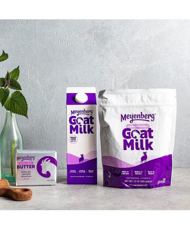 Meyenberg Whole Powdered Goat Milk 12oz - Gluten Free, Non GMO, Vitamin D Included - Buy Online on GoSupps.com