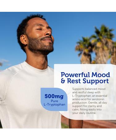 Zahler L-Tryptophan 500mg Supplement Contains 500mg of L-Tryptophan Kosher 60 Capsules - Buy Online on GoSupps.com