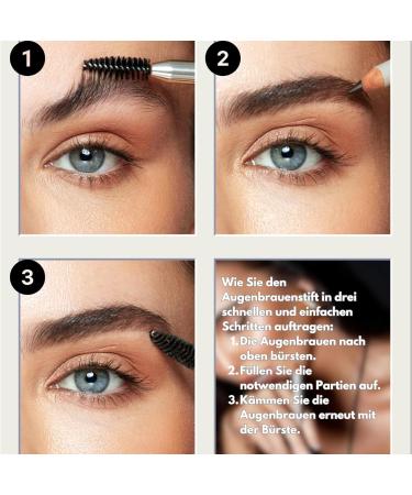 NL Beauty Eyebrow Pencil DOUBLE TROUBLE 10 BLONDE - Long-Lasting Eyebrow Pencil with Mini Brush Attachment - 1 x 1.1 g - Buy Online on GoSupps.com