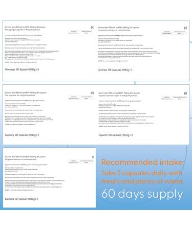 Doctor's Best MSM 1000mg Capsules - 180 Count | OptiMSM, Laboratory Tested, Non-GMO, Gluten-Free & Soy-Free with Natural Sulphur - Buy Online on GoSupps.com