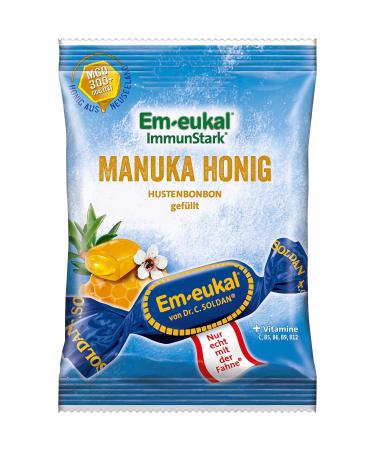 EM-eukal Manuka Honey Coughing Candy - 20x75g Patch with Exquisite Manuka Honey & Vitamins | Buy Internationally - Buy Online on GoSupps.com