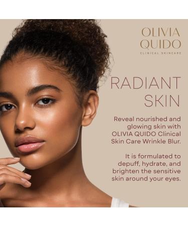 OLIVIA QUIDO Clinical Skin Care Wrinkle Blur Eye Cream | Anti-Aging Treatment for Dark Circles & Puffiness | Hydrating & Brightening Under Eye Cream (0.46 oz - Buy Online on GoSupps.com