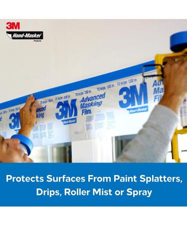 Scotch Painter's Tape  48 inches x 180 Feet  AMF48  1 roll 3M Hand-Masker Advanced Masking Film  48 Width 48 Width 1 roll - Buy Online on GoSupps.com