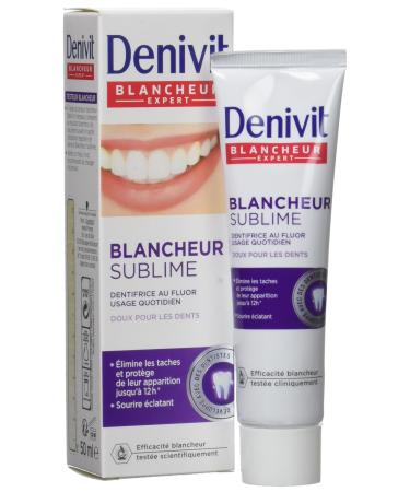 Denivit - Toothpaste - Sublime Whiteness - Tube 50 ml - Pack of 2