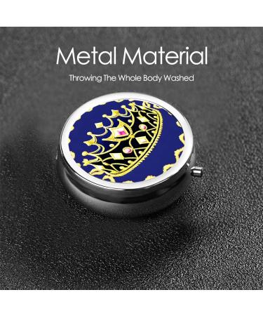 Fantasy Tiararound Pill Box - 3 Compartment Travel Organizer | Portable Pill Box for International Travel - Buy Online on GoSupps.com