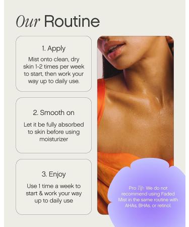 Topicals Faded Skin Serum Mist | Brightening & Clearing Uneven Skin Tone with Tranexamic Acid & Niacinamide (3.4 Fl Oz) - Shop Internationally - Buy Online on GoSupps.com