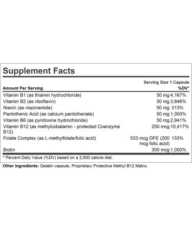 ANDREW LESSMAN High Potency B-Complex 60 Capsules - Supports Cellular Growth, Energy, Immunity & Metabolism - 60 Count - Buy Online on GoSupps.com