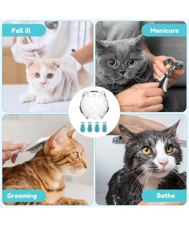 Abizarch Cat Muzzle for Grooming Breathable Bathing Cat Anti Bite Ear Muzzles Adjustable Cat Anti-Scratch Foot Cover for Bathing Shaving Pet Tools large for cat more than 10 pounds - Buy Online on GoSupps.com