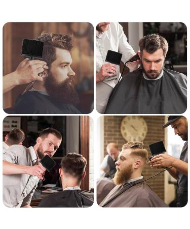 2 x Hairdresser Brushes Set - Neck Hair Cutting & Cleaning Brushes | Hairdressing Accessories (2PCs Black) - Buy Online on GoSupps.com