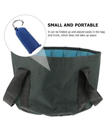 Lurrose Foldable Foot Spa Bucket | Portable Foot Bath for Relaxation & Travel | Heated Nylon Spa Pool - Buy Online on GoSupps.com