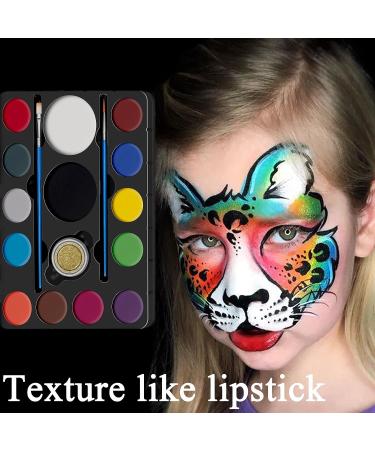 Maydear Face Body Paint Oil Palette - Professional 14 Colors for Cosplay & Halloween Makeup - Buy Online on GoSupps.com