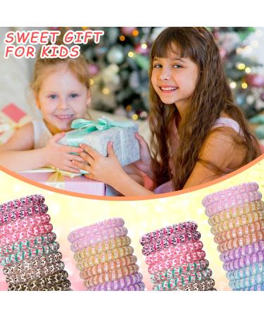 PinkSheep Hair Ties 24 Pack - Elastic Coil Hair Ties for Women & Girls | Colorful, No Crease Hair Bands | Non-Soaking Hair Accessories - Buy Online on GoSupps.com