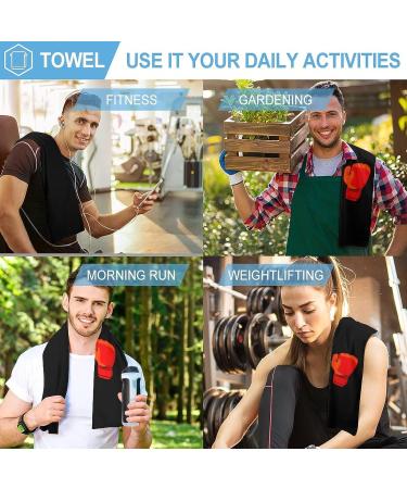 Red Boxing Gloves Quick Dry Towels - Highly Absorbent Towels for Bathroom, Spa & Hotel - Buy Online on GoSupps.com