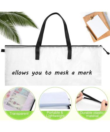 5 Pcs Art Portfolio Bag 19 x 25 Inches Posters Organizer with Zipper and Handle Art Supply Bag and 5 Pcs A4 Pencil Bags 9 x 13 Inches Art Supplies Storage Bag for Large Posters Artwork Bulletin Board - Buy Online on GoSupps.com