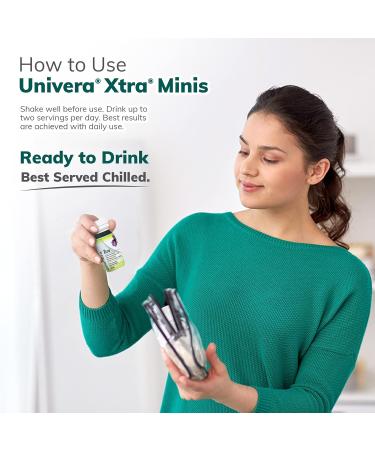 Univera Xtra Minis - Multimineral Fruit Complex for Stress Relief Focus Joint Comfort & Antioxidant Protection | 15 Natural Ingredients | 3.38 Fl Oz (Pack of 20) - Shop Internationally - Buy Online on GoSupps.com