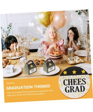 Gatuida 50pcs Box Graduation Season Candy Box Delicate Bag 11X8X6CM Black - Buy Online on GoSupps.com