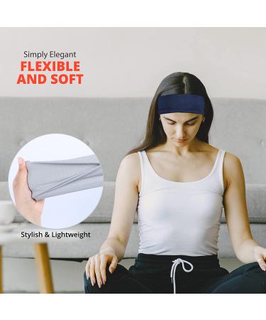 LOTUS78 12 Pack Women's Elastic Headbands - Non Slip Sweat Hair Wraps for Yoga, Workout, Running & Sports (Feel Icon) - Buy Online on GoSupps.com