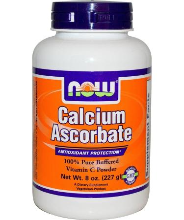 Now Foods Calcium Ascorbate Powder - 8 oz | High Quality Vitamin C Supplement - Buy Online on GoSupps.com