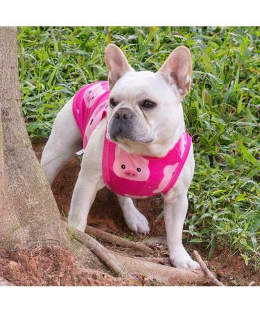 CuteBone 2-Pack Dog Shirts for Small Puppy & Cat, Breathable Summer Vest, Medium, Pig & Unicorn Print - Buy Online on GoSupps.com