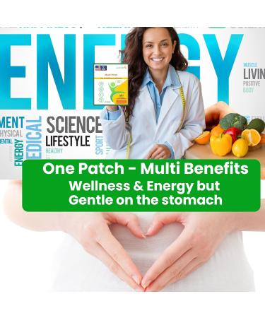 Live To Shine Multi Plus Patch 30-Day Supply USA-Made Topical Wellness Patch for Women & Men Vegan Sugar-Free Gluten-Free Non-GMO Daily Energy & Immune Support - Buy Online on GoSupps.com