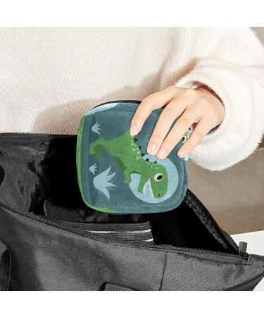 Women's Bonds Still Pad - Stylish Green Dinosaur Portable Period Kit | Essential Feminine Product Bag for Girls - Buy Online on GoSupps.com