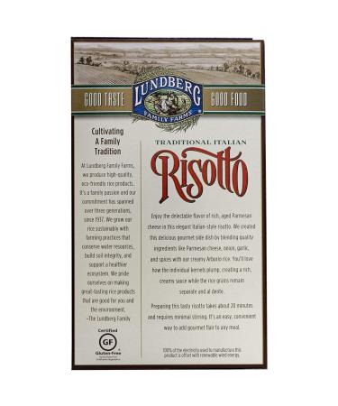 Lundberg Family Farms Traditional Italian Risotto - Creamy Parmesan Side Dish (5.5 oz, 6-Pack) - Buy Online on GoSupps.com