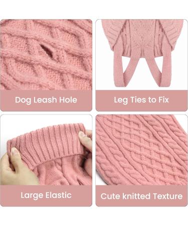 XXL Pink Dog Sweater | Winter Warmth & Christmas Style for French Bulldogs | Big Dog Fleece Clothing - Buy Online on GoSupps.com