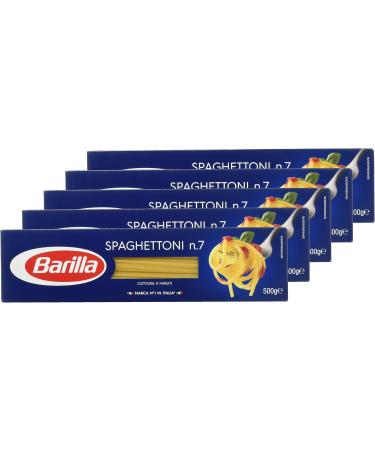 Barilla Spaghettoni Pasta No. 7 500 g - Pack of 5 - Buy Online on GoSupps.com