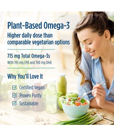 Deva Vegan Omega-3 DHA-EPA 200 mg - 90 Vegan Capsules for Heart Health - Buy Online on GoSupps.com
