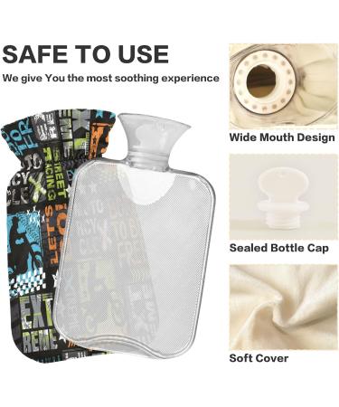 Buy Linqin 2L Reusable Hot Water Bottle - Pain Relief for All Ages | Ideal for Cold Weather & Motorcycling - Buy Online on GoSupps.com