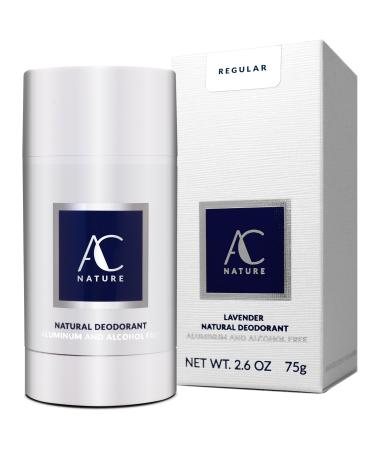 Lavender Natural Deodorant Stick Infused with Vitamin E - High Performance & Toxic Free - (Regular: Original Strength 1pc) Lavender 2.6 Ounce (Pack of 1)