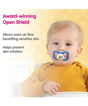 MAM Air Mat Pacifiers for Sensitive Skin | Best Pacifier for Breastfeeding Babies | 16+ Months | 4 Pack - International Shipping Available - Buy Online on GoSupps.com