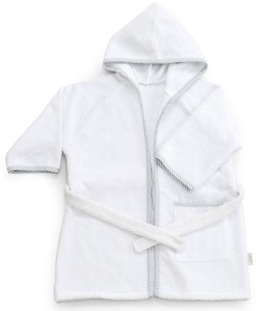 Italbaby terry bathrobe for babies 0-6 months white - 550 g