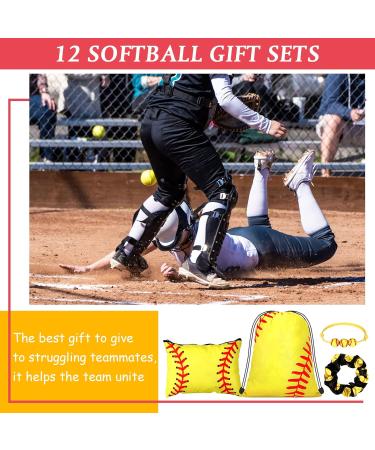 148 Pcs Softball Gifts for Girls - Party Favors Set with Drawstring Backpack, Cosmetic Bag, Scrunchies, Hair Bracelets, Stickers - Perfect for Softball Birthday Decorations - Buy Online on GoSupps.com