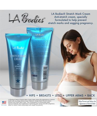 Best Stretch Mark Cream with Vitamins A-C-E & Cocoa Butter | Natural Moisturizer - 6 fl. oz Made in USA - Buy Online on GoSupps.com