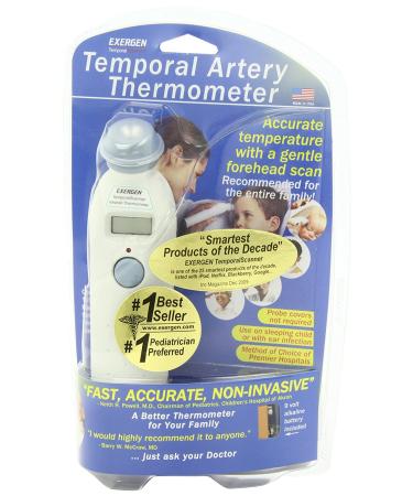 Exergen Temporal Scanner Thermometer - Fast & Accurate Temperature Reading - Buy Online on GoSupps.com