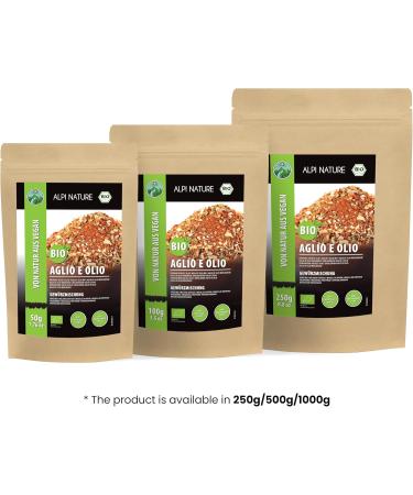  Alpi Nature Alpi Nature Aglio e Olio Organic Seasoning 50 g Italian Seasoning Spicy Spice Mix - Buy Online on GoSupps.com
