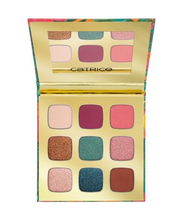 Catrice Catrice Tropic Exotic Eyeshadow Palette N C01 Tropic Escape Multicoloured 9 Colours Metallic Matt Intense Shiny Colour 12 g