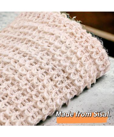 5-Piece Soap Bags Set | Exfoliating Mesh Pouches for Bar Soap | Sisal Soap Saver & Loofah Holder for Shower - Buy Online on GoSupps.com