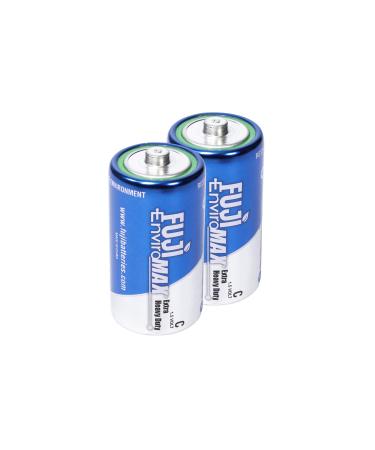 Fuji Enviromax 3200BP2 EnviroMax C Extra Heavy-Duty Batteries, 2 pk, Blue, Standard