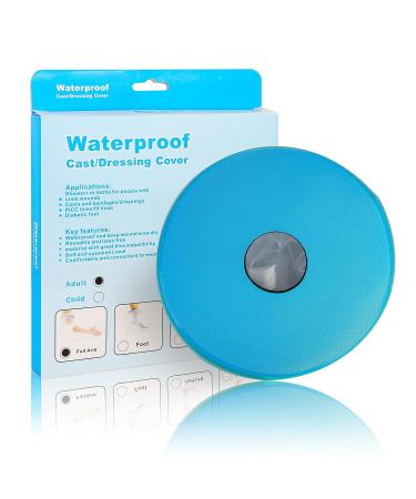 SUPERNIGHT Waterproof Full Arm Cast Cover Protector - Reusable Adult Sleeve for Shower, Broken Hand, Elbow, Wrists - Keep Wound Dry - Buy Online on GoSupps.com