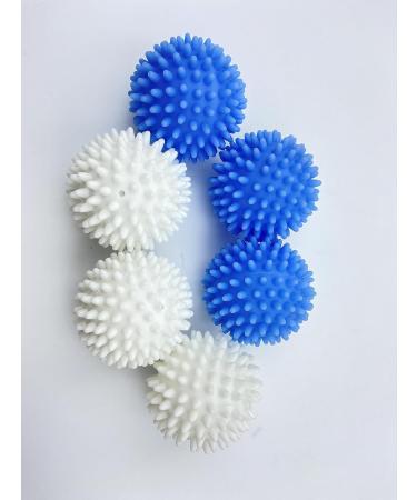 Wohlstand 6 pieces dryer balls for tumble dryers dryer balls dryer ball dryer ball washing ball for fluffy clothes cleaning household laundry reusable - Buy Online on GoSupps.com