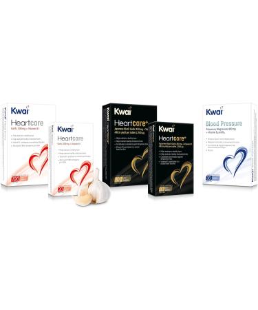 Kwai Blood Pressure Tablets with Potassium, Magnesium, Zinc, Iron, Vitamin B6 & B12 - 30 Tablets - Buy Online on GoSupps.com