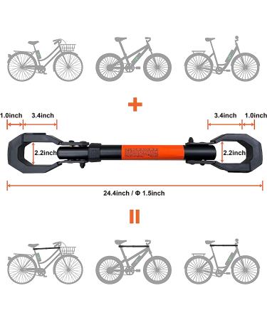 Hyperax Step Thru E Bike Adapter - Fits Up to 70lbs for E Bike Hitch Platform Rack - Compatible with LECTRIC, RAD Power, AVENTON, and More Step Thru & Folding E Bikes - Buy Online on GoSupps.com